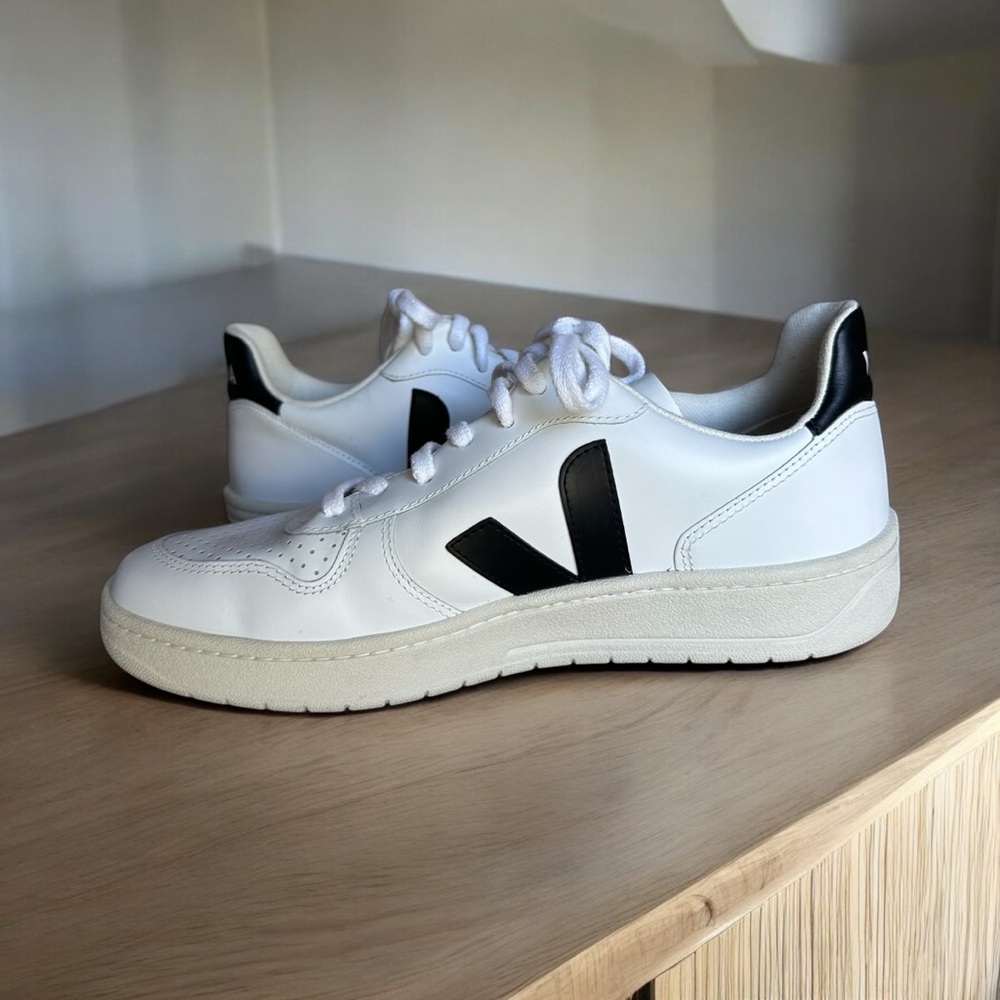 Veja White and Black Women's Sneakers